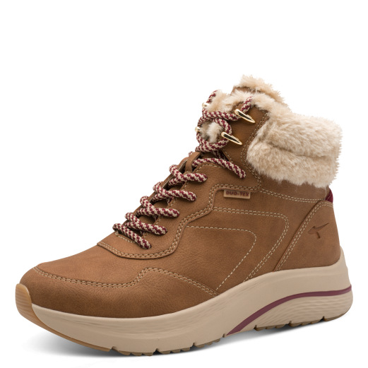001-26278-45-305-300 Tamaris Vinterstøvle Cognac Læder/Textil - Billede 1