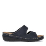 Tamaris Navy Læder Sandal - Billede 2