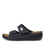 Tamaris Navy Læder Sandal - Billede 3