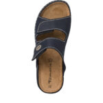 Tamaris Navy Læder Sandal - Billede 5