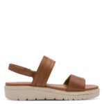 Tamaris Cognac Læder Sandal - Billede 2