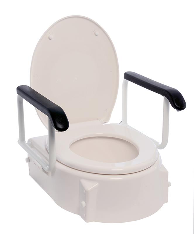 00946757 Toiletforhøjer m/armlæn og brædt - Billede 1