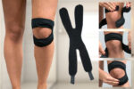 Knæ Bandage Med Velcro, X Forbinding