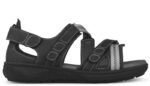 New Feet Herre Sandal sort m/velcro - Billede 2