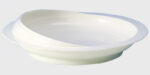 Tallerken Hvid m/ høj kant 24cm - Billede 2