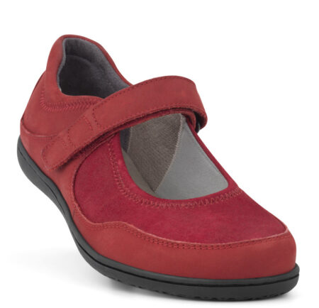 New Feet Rød Ballerina Sko