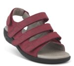 New Feet Mørkrød Sandal