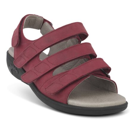New Feet Mørkrød Sandal