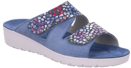 Rohde Blå Slipper Sandal med Velcro