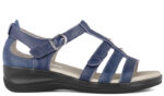 New Feet Sandal Blå m/hælkappe - Billede 2