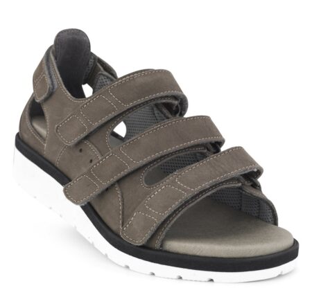 New Feet Grå Sandal Nubuck