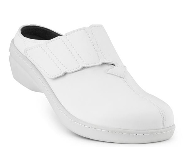 1-152-76-650-b New Feet dametøffel Hvid - Billede 1