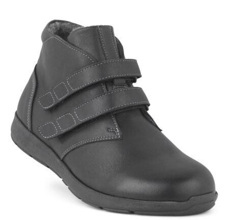 New Feet Sort Støvlet m/velcro