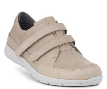 New Feet Sko Sand m/velcro og stretch