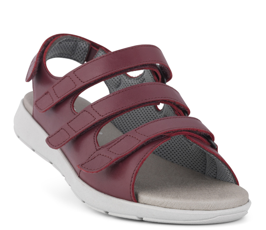 1-171-05-122_b New Feet Bordeaux Sandal m/letvægtssål - Billede 1