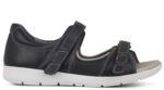 New Feet Sandal Sort m/letvægtssål - Billede 2