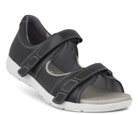 New Feet Sandal Sort m/letvægtssål