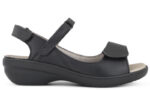 New Feet Sandal Sort glat læder - Billede 2