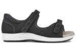 New Feet Sandal Sort m/hælkappe - Billede 2