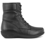 New Feet Sort Snørestøvle m/stretch - Billede 2