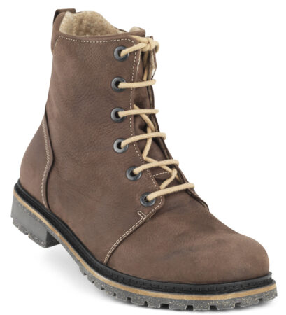 New Feet Brun Snørestøvle