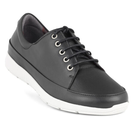 New Feet Snøresko sort m/stretch