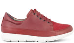 New Feet Snøresko Bordeaux m/stretch - Billede 2