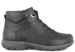 New Feet Bred Snørestøvle sort m/stretch - Billede 2