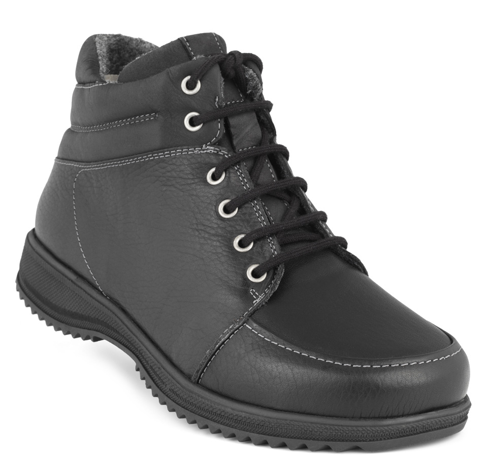 1-172-26-420-b New Feet Sort Støvle - Billede 1