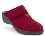 New Feet Mørkerød Hjemmesko Uld