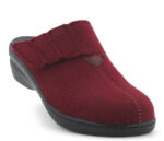 New Feet Mørkrød Hjemmesko Filtet - Billede 2