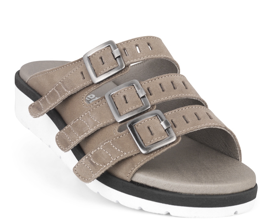 1-181-17-312-b New Feet Grå Slipper - Billede 1