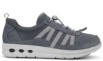 New Feet Gråblå Snøresko Nubuck - Billede 2