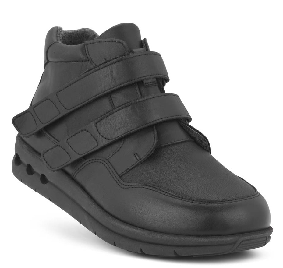 1-182-20-210_b New Feet Sort Støvlet m/stretch - Billede 1