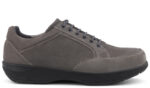 New Feet Bred Grå Herresko I Nubuck Læder - Billede 3