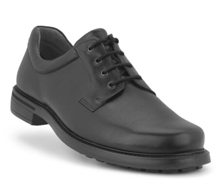 New Feet Sort Snøresko Glat Læder