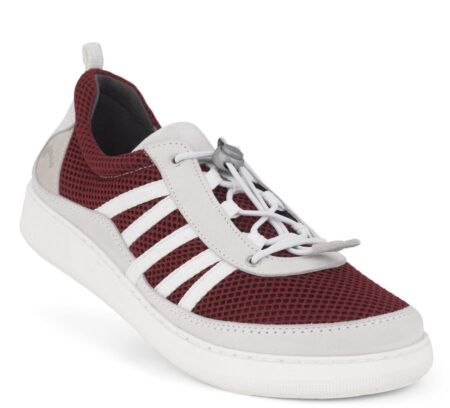 New Feet Bordeaux Sneaker Mesh