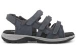 New Feet Gråblå Sandal Nubuck Læder - Billede 2