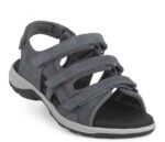 New Feet Gråblå Sandal Nubuck Læder