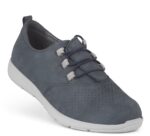 New Feet Gråblå Snøresko Nubuck
