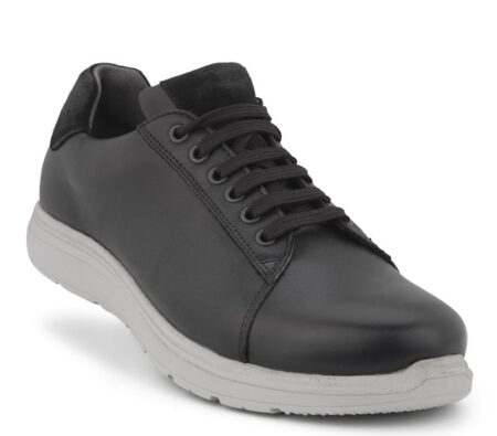 New Feet Sort Snøresko Glat Læder