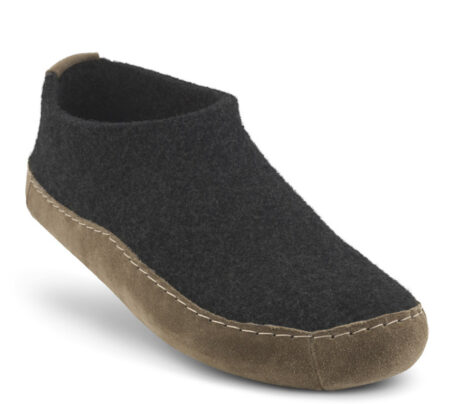 New Feet Sort Hjemmesko Filt