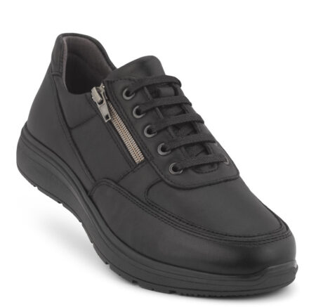 New Feet Sort Sko med Stretch
