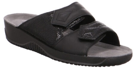 Rohde Sort Damesandal