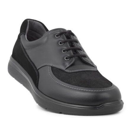New Feet Sort Sko med Stretch