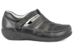 Sko Sort velcro/stretch - Billede 2