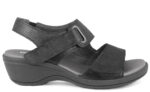 New Feet Sort Sandal med print - Billede 2
