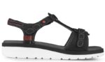New Feet Sort sandal m/velcro - Billede 2