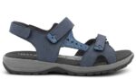 Green Comfort Blå Sandal Med 3 Velcro - Billede 2
