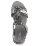 Green Comfort Grå Sandal med Velcrorem - Billede 4